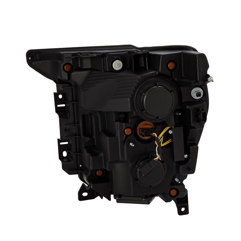 AlphaRex 21-22 Ford F-150 NOVA LED Proj Headlights Plank Style Alpha Blk w/Activ Light/Seq Signal AlphaRex Headlights AXOPROS