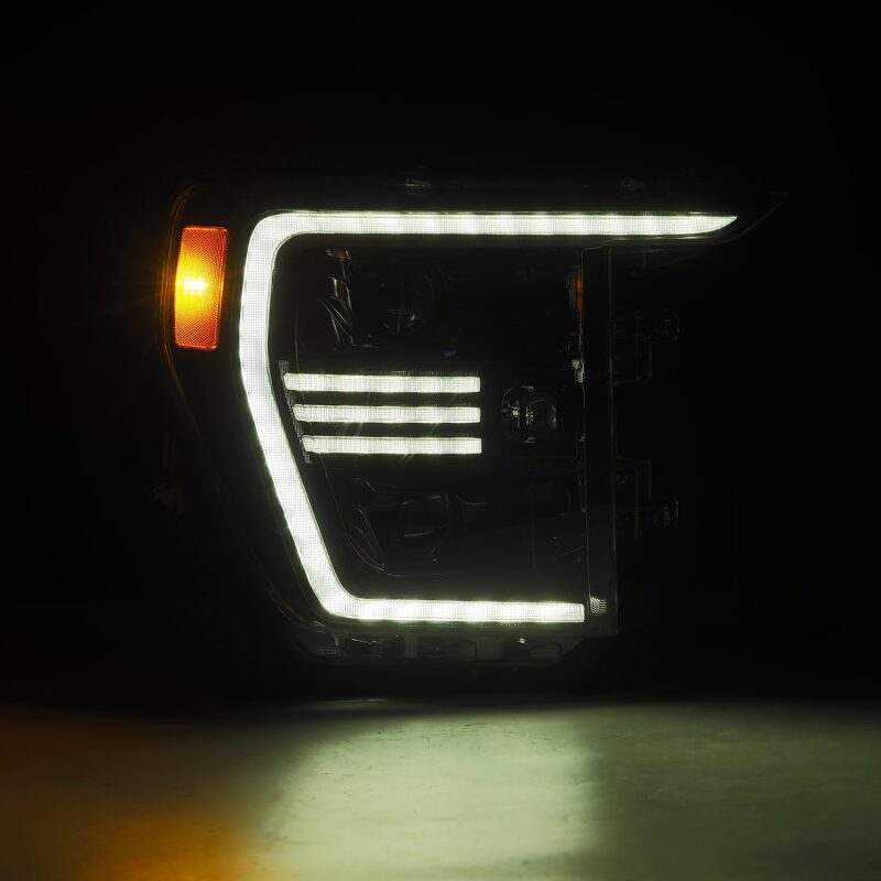 AlphaRex 21-22 Ford F150 PRO-Series Projector headlights Alpha-Black w/Activ Light/Seq Signal AlphaRex Headlights AXOPROS