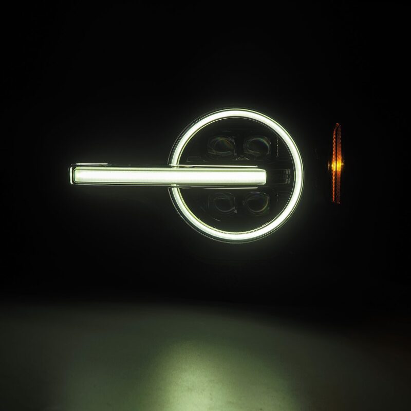 AlphaRex 21-23 Ford Bronco NOVA LED Proj Headlights Alpha-Black w/Activ Light/Seq Signal/DRL AlphaRex Headlights AXOPROS