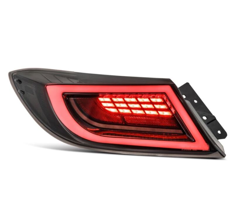 AlphaRex 22-24 Toyota GR86 LUXX LED Taillights Black Smoke AlphaRex Tail Lights AXOPROS