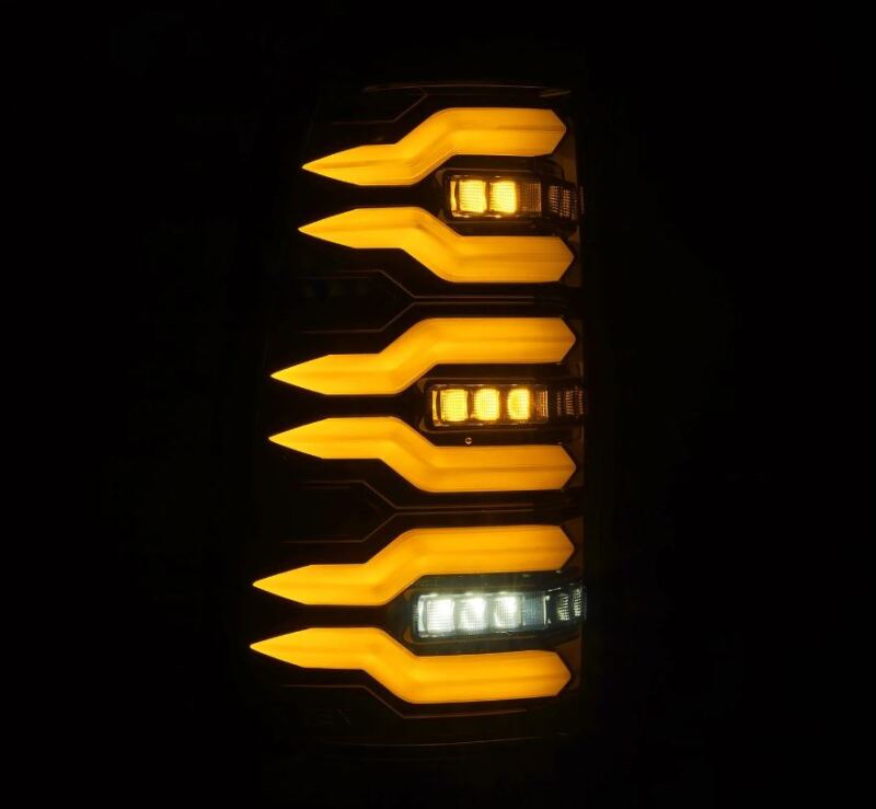 AlphaRex 99-06 Chevrolet Silverado Sierra LUXX-Series LED Tail Lights Alpha-Black AlphaRex Tail Lights AXOPROS