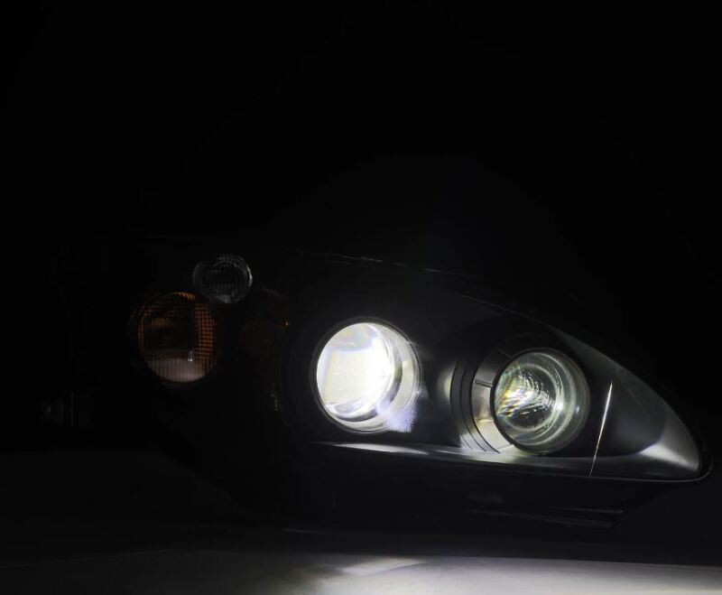 AlphaRex 99-09 Honda S2000 LUXX-Series Projector LED Headlights - Black AlphaRex Headlights AXOPROS