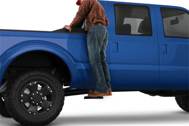 AMP Research 17-22 Ford F-250/350 SuperDuty All Beds BedStep2 - Black AMP Research Bed Steps AXOPROS