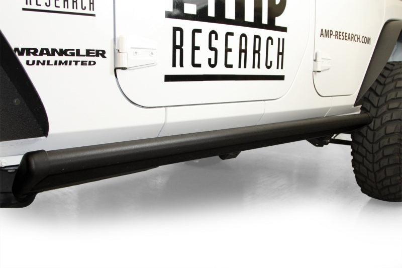 AMP Research 18-24 Jeep Wrangler JL 4DR (Excl. 4XE/Rubicon 392) PowerStep - Black AMP Research Running Boards  AXOPROS