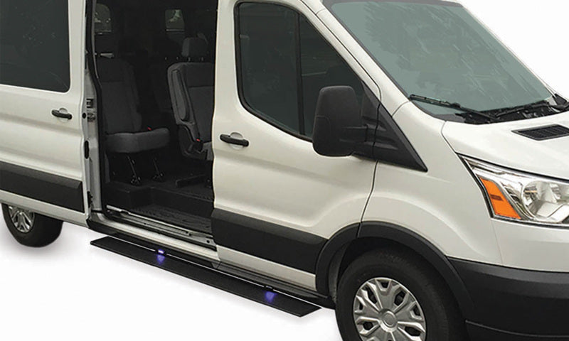 AMP Research 19-21 Mercedes Sprinter Van PowerStep - Black AMP Research Running Boards  AXOPROS