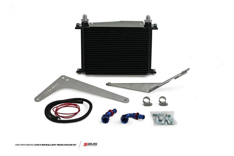 AMS Performance 08-15 Mitsubishi EVO X MR/Ralliart SST Transmission Oil Cooler Kit AMS Transmission Coolers AXOPROS