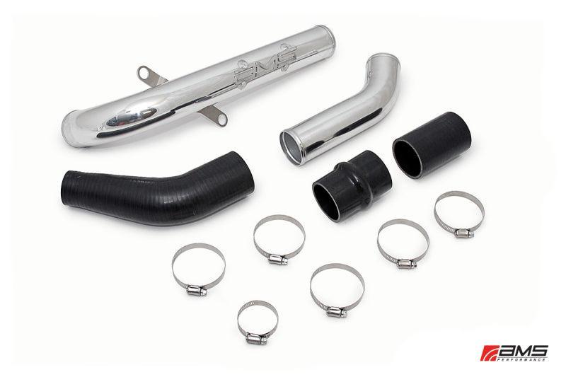 AMS Performance 08-15 Mitsubishi EVO X Upper I/C Pipe - Polished AMS Intercooler Pipe Kits  AXOPROS