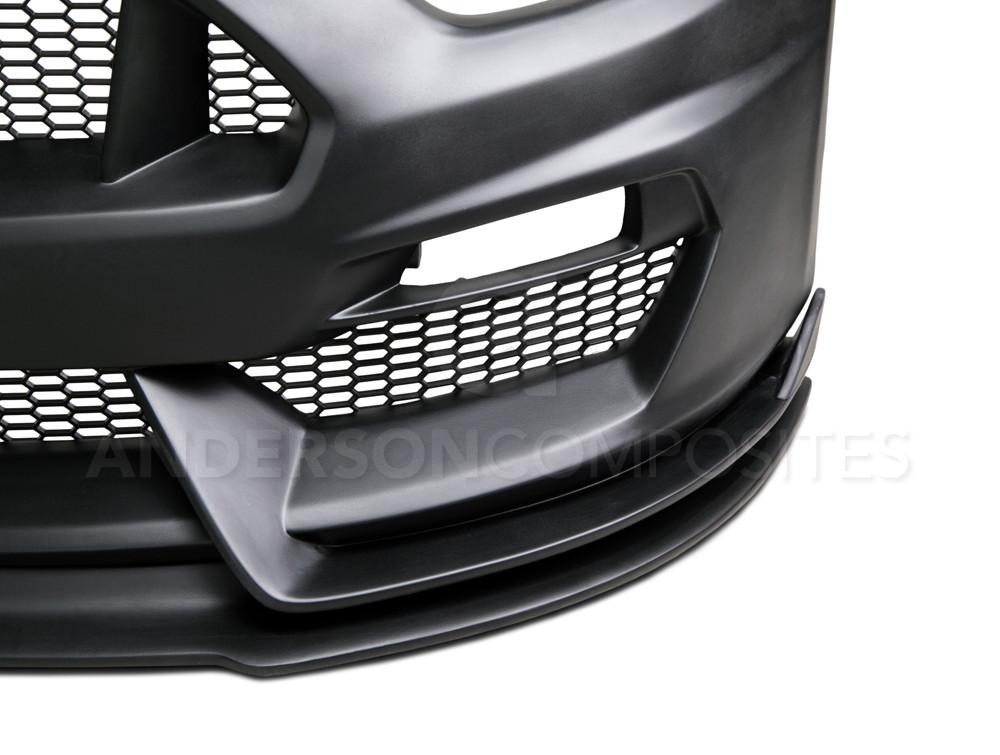 Anderson Composites AC-FB15FDMU-GR-GF Type-GR (GT350 Style) Fiberglass Front Bumper For 2015-2017 Ford Mustang Anderson Composites Bumper  AXOPROS