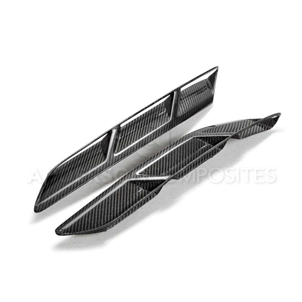 Anderson Composites AC-FFI14CHC7-OE Carbon Fiber Fender Vents For 2014-2019 Chevrolet Corvette C7 Stingray Anderson Composites Grille / Fender Vent / Body Badge Kit AXOPROS