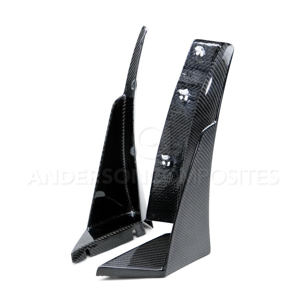 Anderson Composites AC-FL14CHC7-Z6XC Carbon Fiber Front Bumper Canards For 2015-2019 Chevrolet Corvette C7 Z06Careful! This Is Just The Canards Anderson Composites Aero Splitter AXOPROS