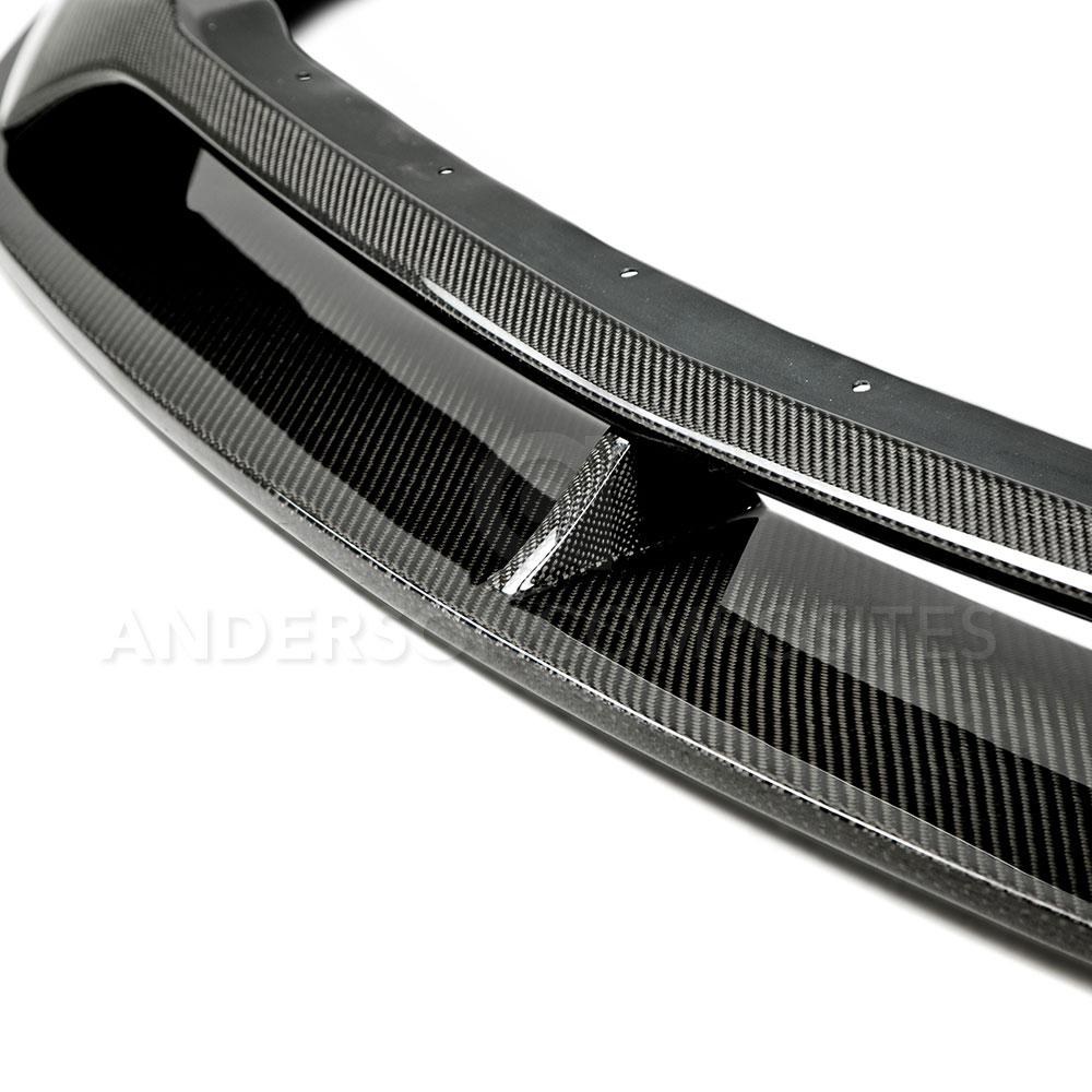 Anderson Composites AC-FL15FDMU-AR Type-AR Carbon Fiber Front Chin Splitter For 2015-2017 Ford Mustang Anderson Composites Aero Splitter AXOPROS