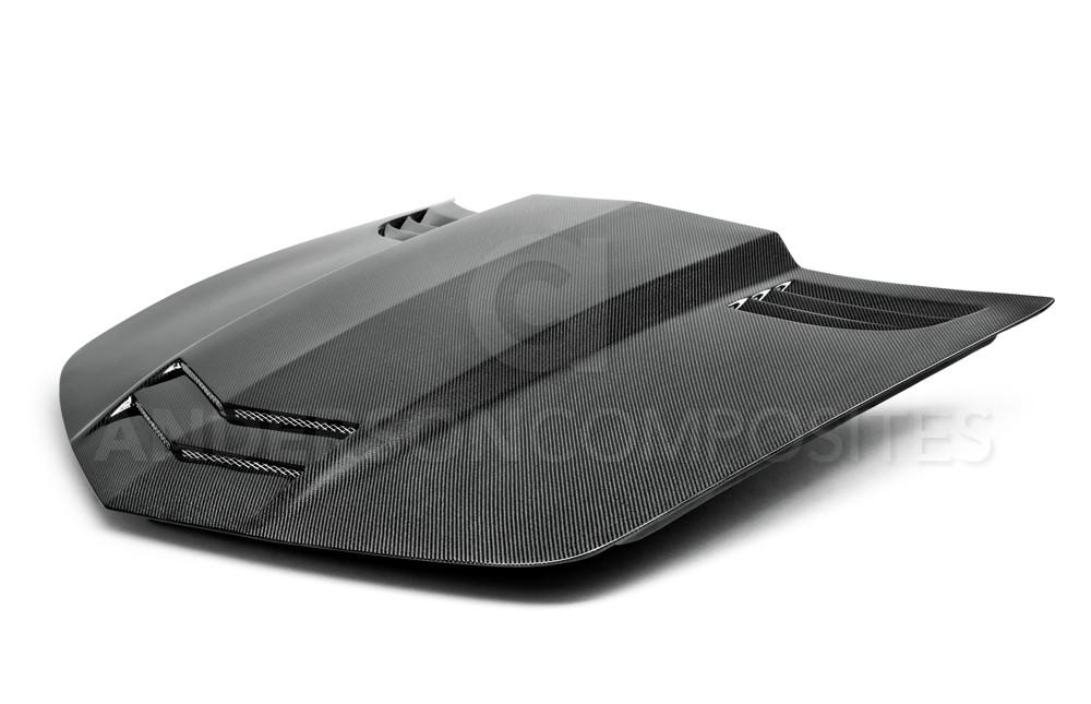 Anderson Composites AC-HD1011CHCAM-TT Type-TT Carbon Fiber Hood For 2010-2015 Chevrolet Camaro Anderson Composites Hood AXOPROS