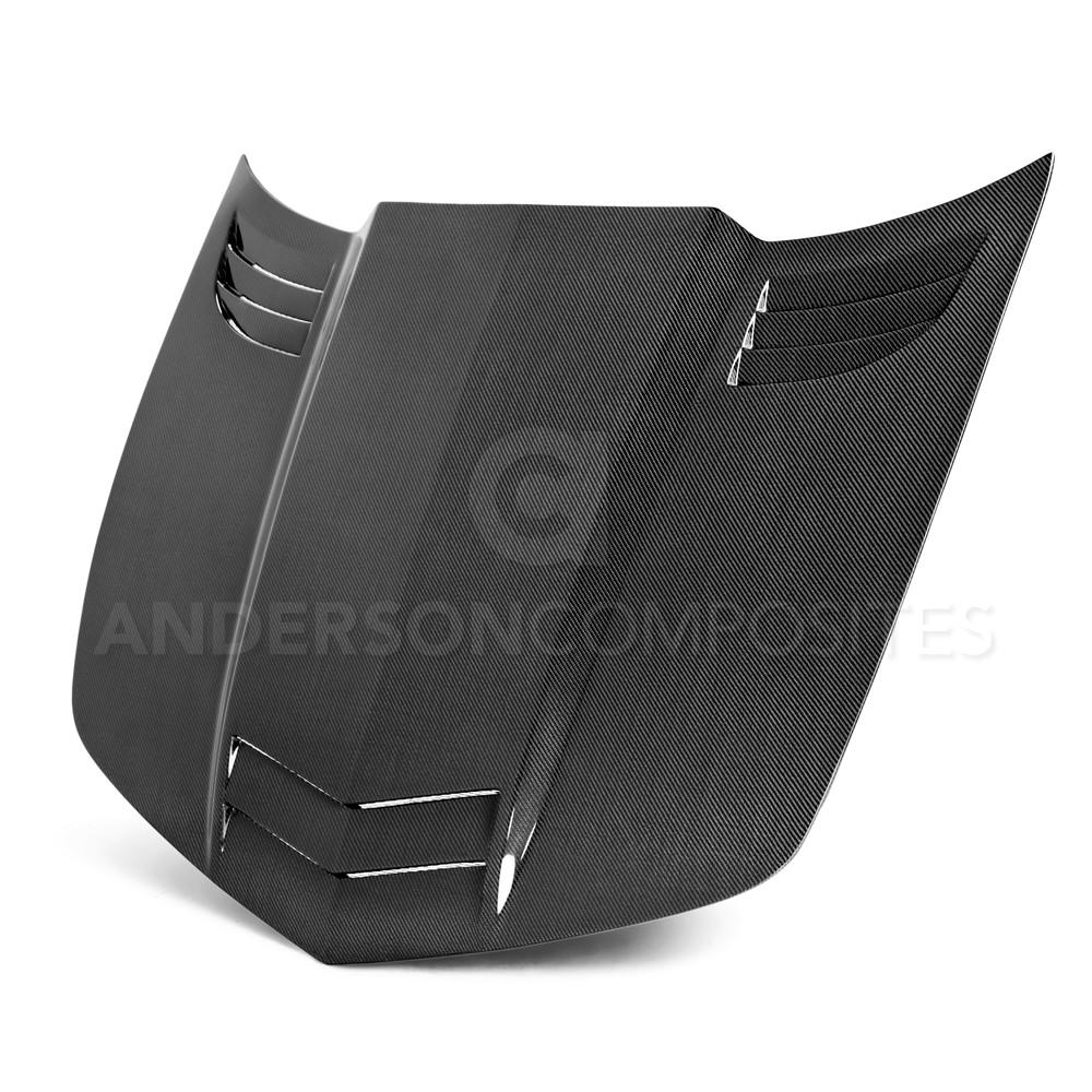 Anderson Composites AC-HD1011CHCAM-TT Type-TT Carbon Fiber Hood For 2010-2015 Chevrolet Camaro Anderson Composites Hood AXOPROS