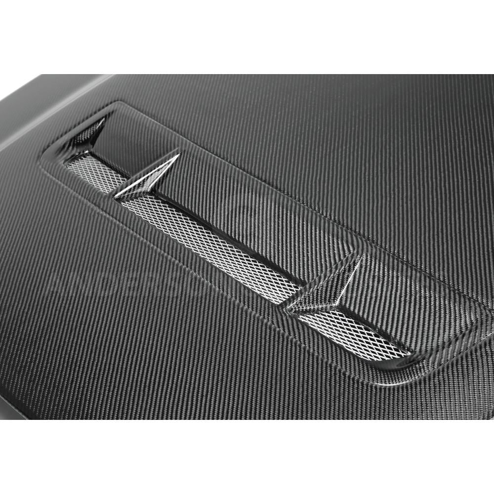 Anderson Composites AC-HD1011FDMU-GT Type-GT Carbon Fiber Hood For 2010-2014 Shelby GT500 And 2013-2014 Ford Mustang Anderson Composites Hood AXOPROS