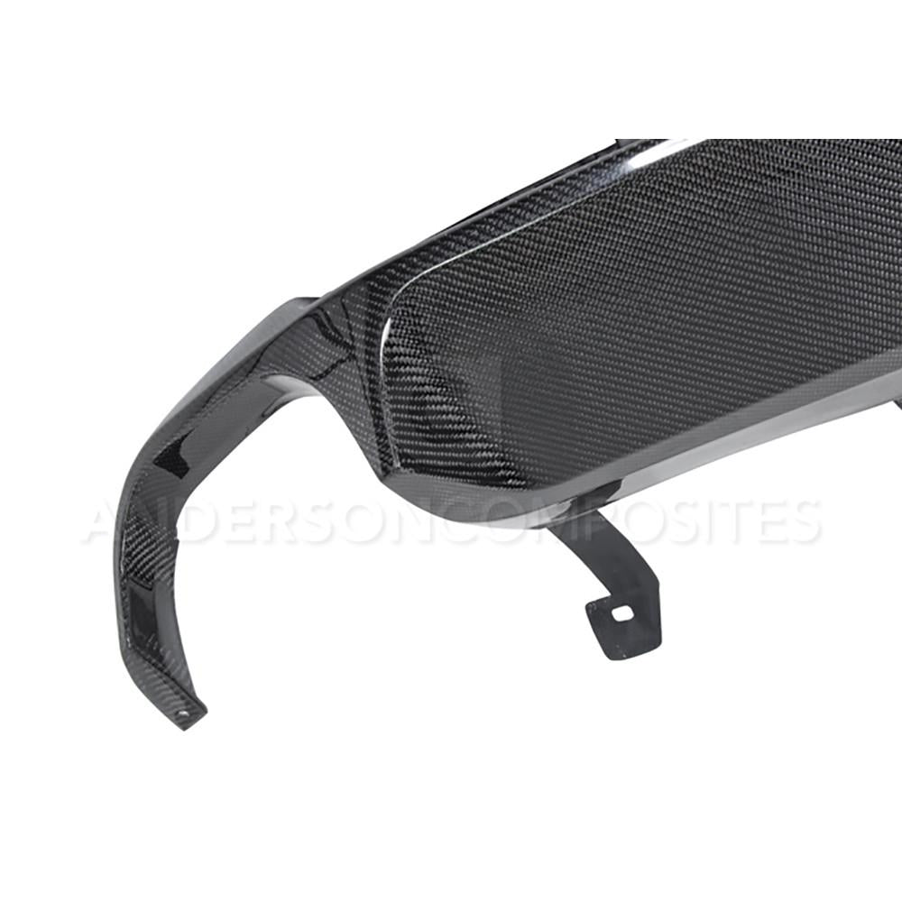 Anderson Composites AC-RD1213FDGT Carbon Fiber Rear Diffuser For 2013-2014 Ford Mustang GT500 And 2013-2014 Mustang GT W/APP PKG 2013 BOSS 302 Anderson Composites Valance Panel  AXOPROS