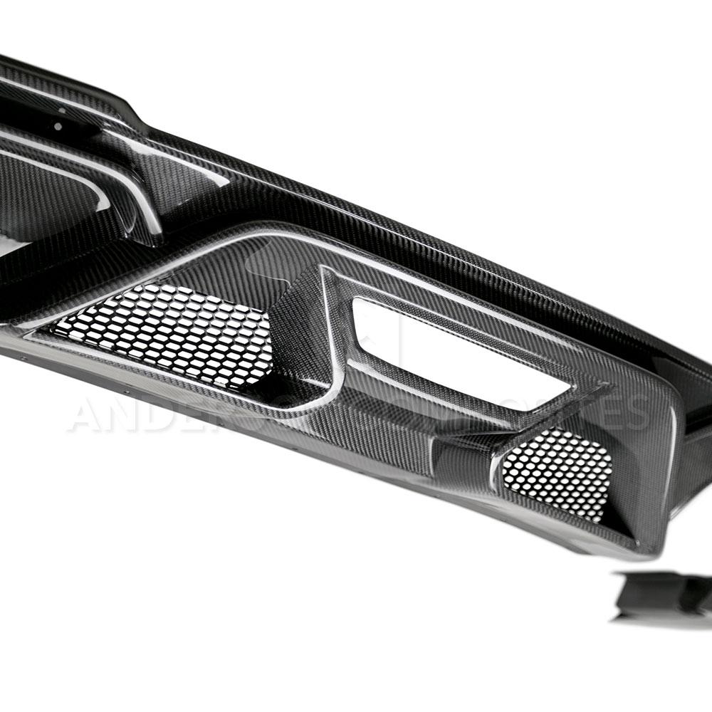 Anderson Composites AC-RL20FDMU500 Carbon Fiber Rear Diffuser For 2020-2021 Ford Mustang Shelby GT500 Anderson Composites Valance Panel AXOPROS
