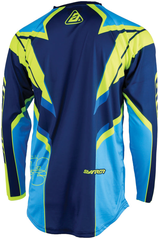 Answer 25 Syncron Envenom Jersey Blue/Hyper Acid - 2XL Answer Jerseys AXOPROS
