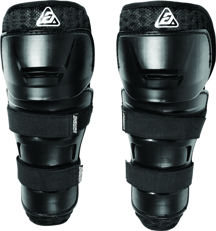 Answer Peewee Knee Guard Black Answer Knee Pads AXOPROS