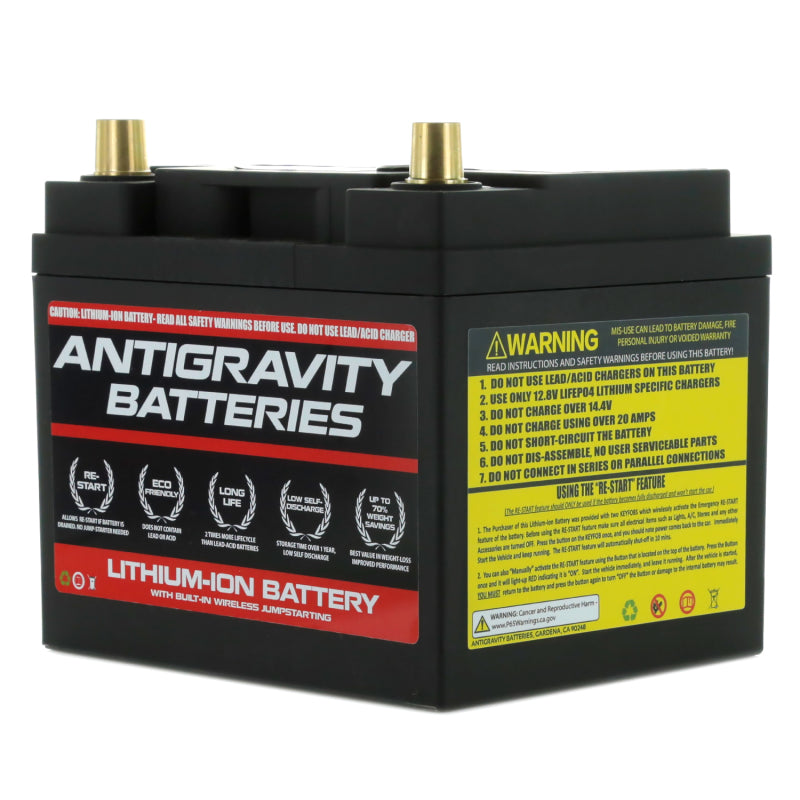 Antigravity Group 26 Lithium Car Battery w/Re-Start Antigravity Batteries Batteries AXOPROS