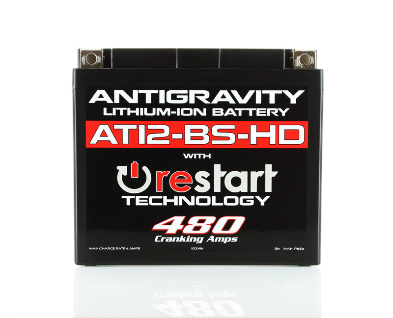 Antigravity YT12-BS High Power Lithium Battery w/Re-Start Antigravity Batteries Batteries AXOPROS