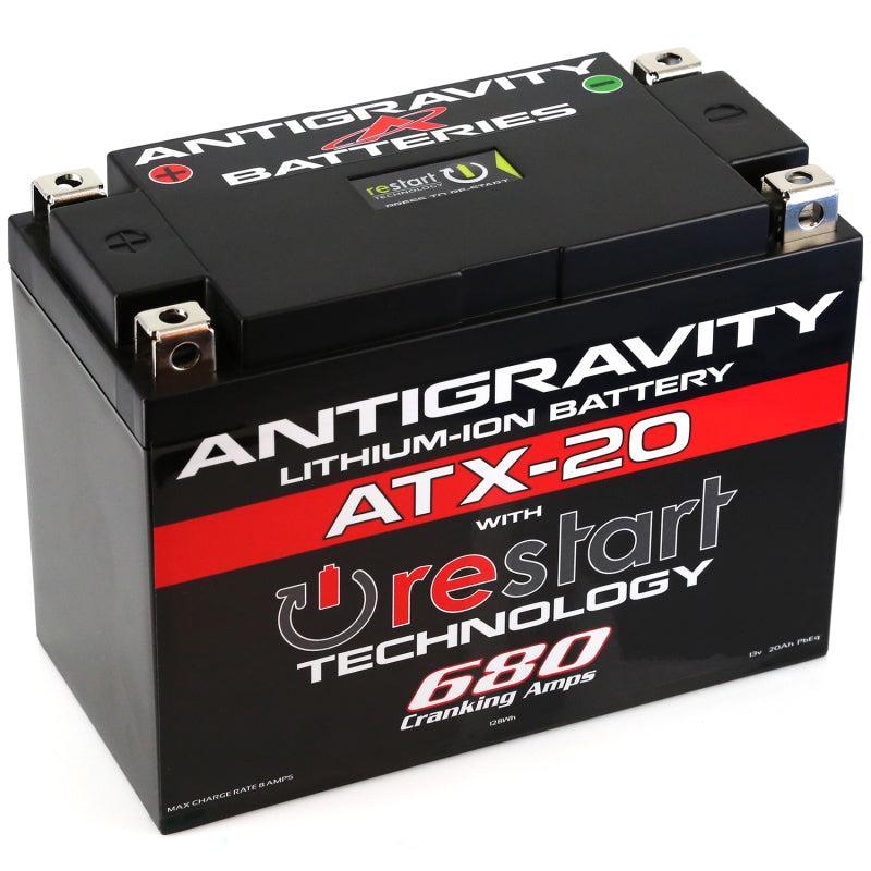 Antigravity YTX20 Lithium Battery w/Re-Start Antigravity Batteries Batteries AXOPROS