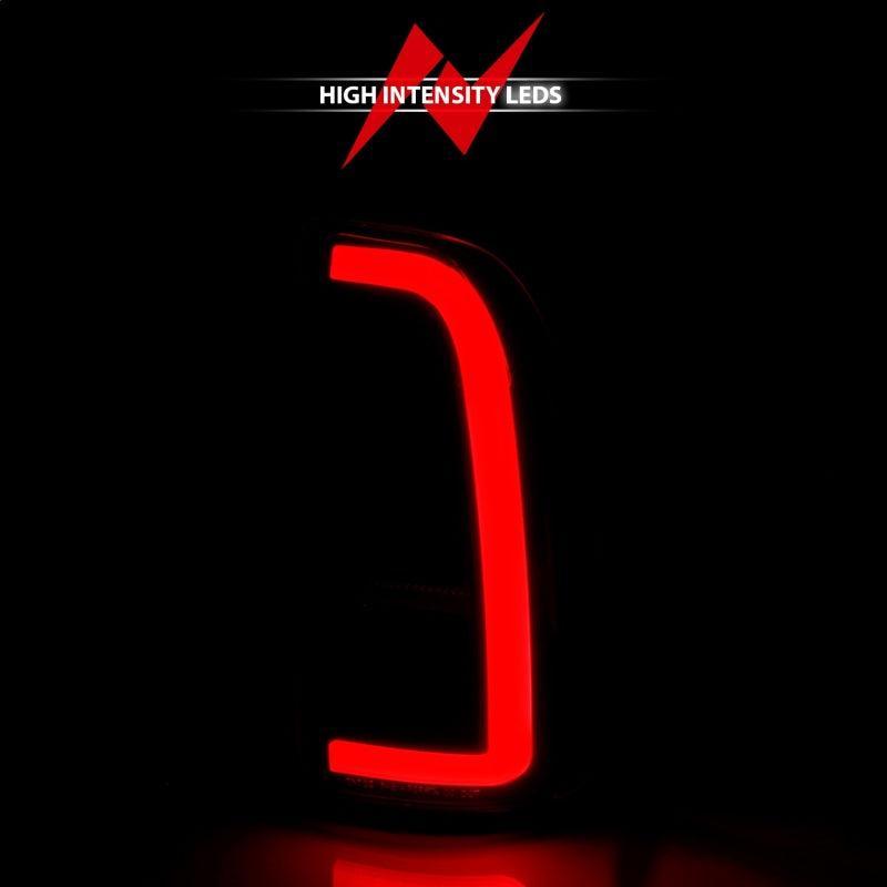 ANZO 00-06 Toyota Tundra (Std. Bed/Reg Cab) LED Taillights w/Light Bar Black Housing Smoke Lens ANZO Tail Lights AXOPROS