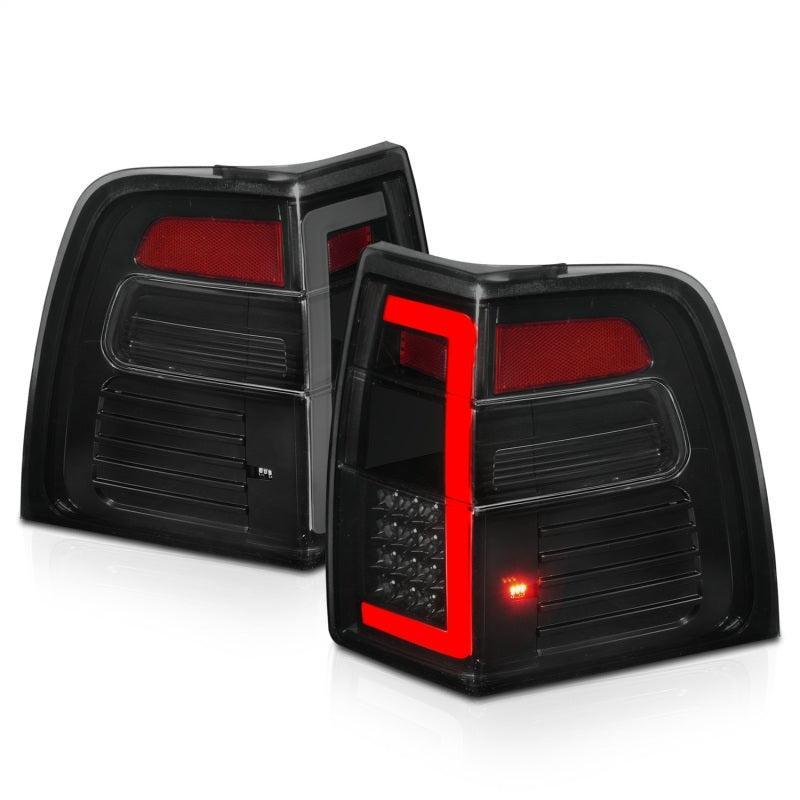 ANZO 07-17 Ford Expedition LED Taillights w/ Light Bar Black Housing Smoke Lens ANZO Tail Lights  AXOPROS
