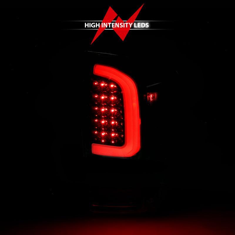 ANZO 16-21 Toyota Tacoma LED Tail Lights - w/ Light Bar Sequential Black Housing & Smoke Lens ANZO Tail Lights  AXOPROS