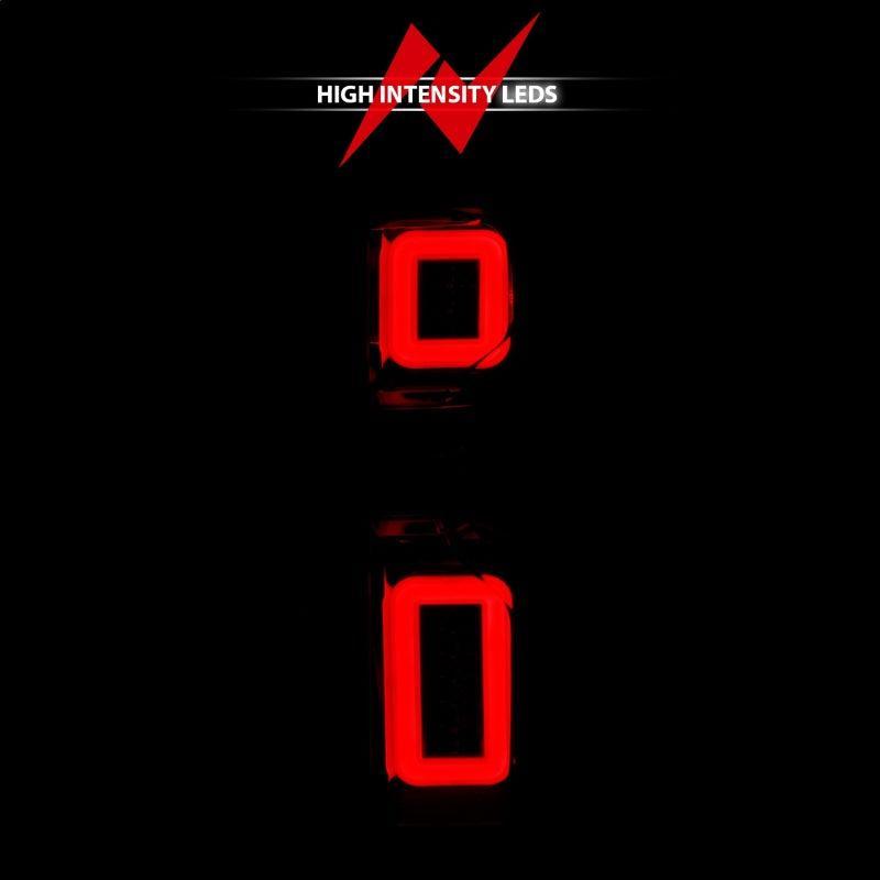 Anzo 19-21 Chevy Silverado Full LED Tailights Chrome Housing Red/Clear Lens G2 (w/C Light Bars) ANZO Tail Lights AXOPROS