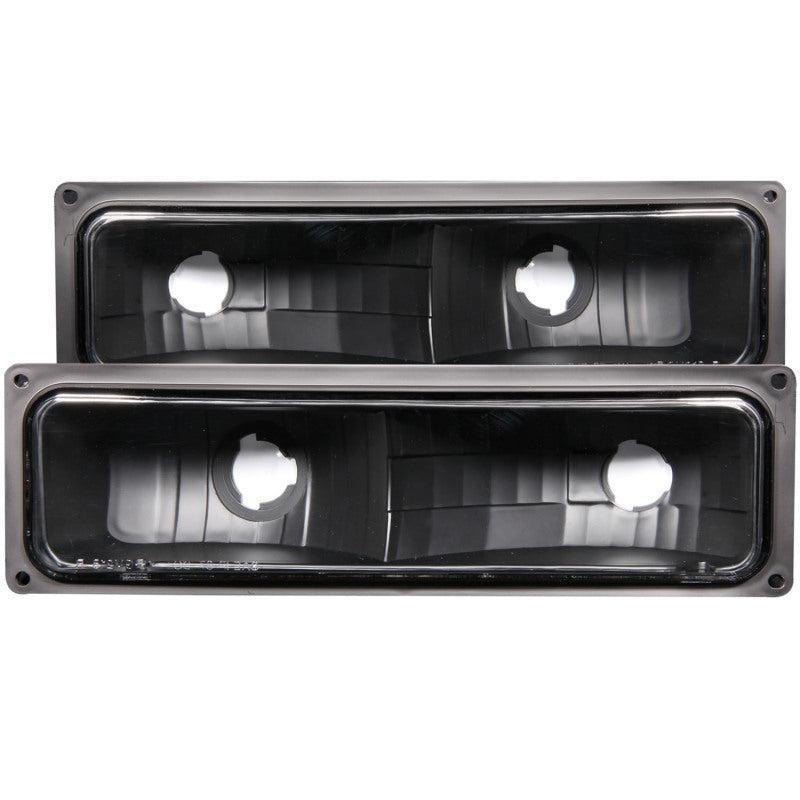 ANZO 1988-1998 Chevrolet C1500 Euro Parking Lights Black ANZO Lights Corner AXOPROS