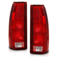 ANZO 1988-1999 Chevy C1500 Taillight Red/Clear Lens (OE Replacement) ANZO Tail Lights  AXOPROS