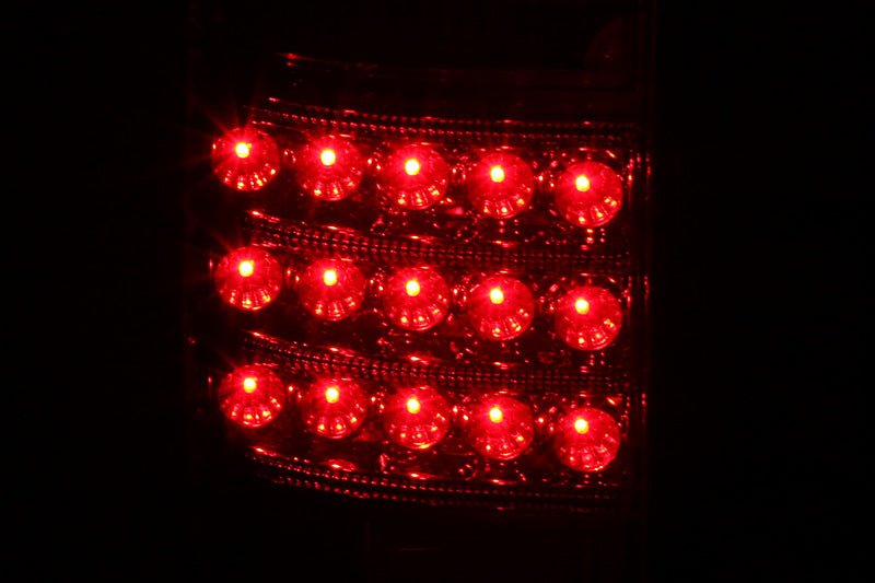 ANZO 1991-1997 Toyota Land Cruiser Fj LED Taillights Red/Clear ANZO Tail Lights AXOPROS