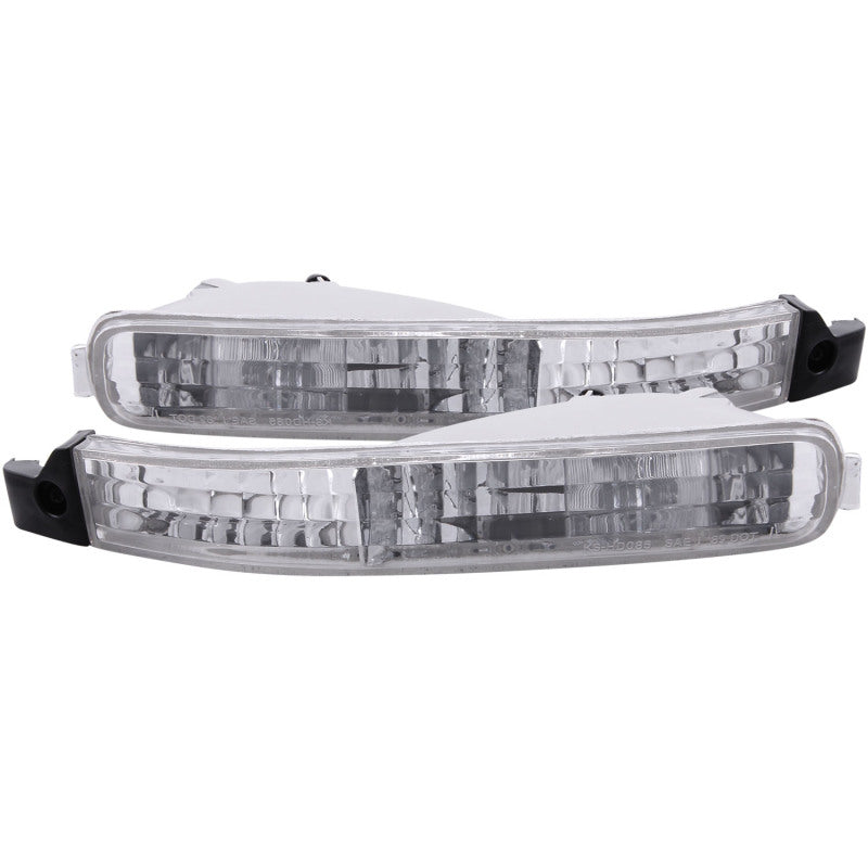 ANZO 1992-1993 Honda Accord Euro Parking Lights Chrome ANZO Lights Corner AXOPROS