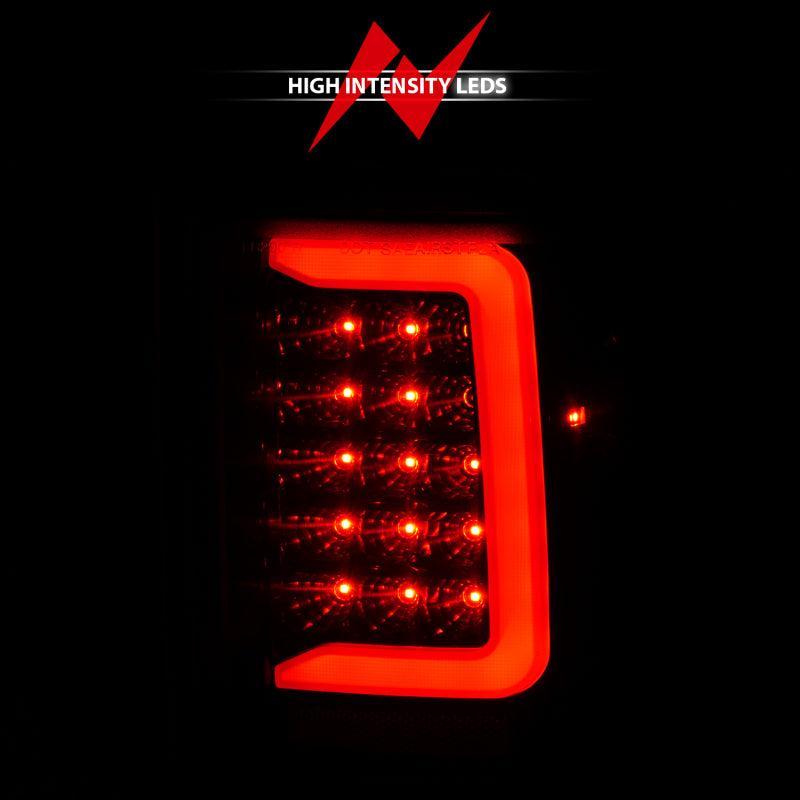 ANZO 1993-1997 Ford Ranger LED Tail Lights w/ Light Bar Black Housing Smoked Lens ANZO Tail Lights AXOPROS