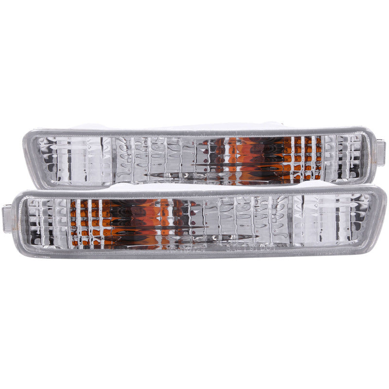 ANZO 1994-1995 Honda Accord Euro Parking Lights Chrome ANZO Lights Corner AXOPROS
