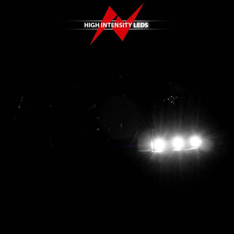 ANZO 1994-2001 Dodge Ram Crystal Headlights Black w/ LED ANZO Headlights AXOPROS