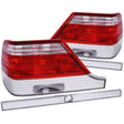 ANZO 1995-1999 Mercedes Benz S Class W140 Taillights Red/Clear ANZO Tail Lights  AXOPROS