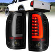 ANZO 1995-2000 Toyota Tacoma LED Taillights Black Housing Smoke Lens (Pair) ANZO Tail Lights  AXOPROS