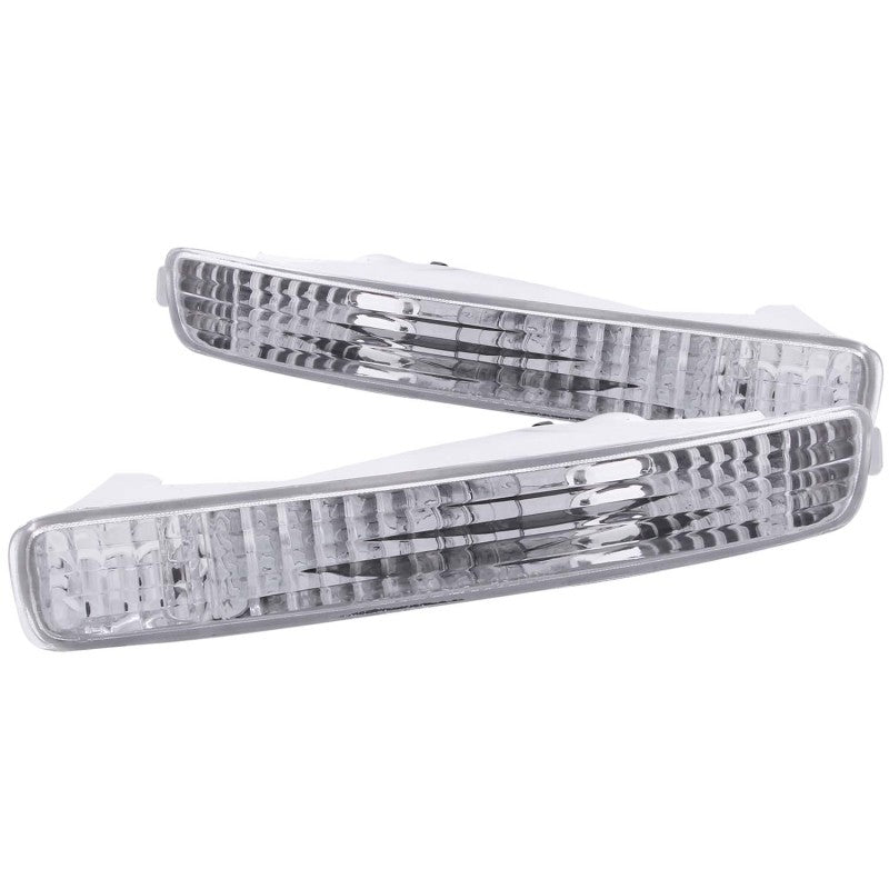ANZO 1996-1997 Honda Accord Euro Parking Lights Chrome ANZO Lights Corner AXOPROS