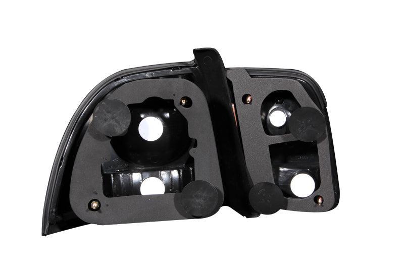 ANZO 1996-1997 Honda Accord Taillights Black ANZO Tail Lights  AXOPROS
