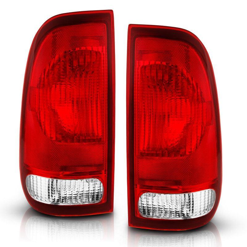 ANZO 1997-2003 Ford F-150 Taillight Red/Clear Lens (OE Replacement) ANZO Tail Lights  AXOPROS