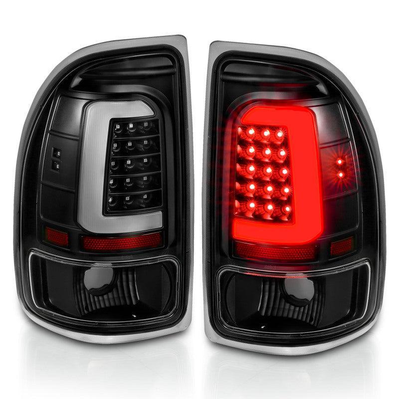 ANZO 1997-2004 Dodge Dakota LED Taillights Black Housing Clear Lens Pair ANZO Tail Lights  AXOPROS