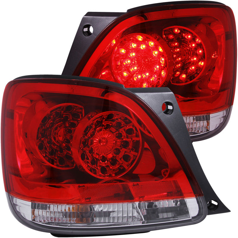 ANZO 1998-2005 Lexus Gs300 LED Taillights Red/Clear ANZO Tail Lights  AXOPROS