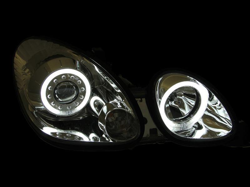 ANZO 1998-2005 Lexus Gs300 Projector Headlights w/ Halo Chrome ANZO Headlights AXOPROS