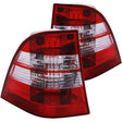 ANZO 1998-2005 Mercedes Benz M Class W163 Taillights Chrome ANZO Tail Lights  AXOPROS
