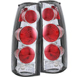 ANZO 1999-2000 Cadillac Escalade Taillights Chrome 3D Style ANZO Tail Lights  AXOPROS