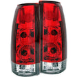 ANZO 1999-2000 Cadillac Escalade Taillights Red/Clear - New Gen ANZO Tail Lights  AXOPROS