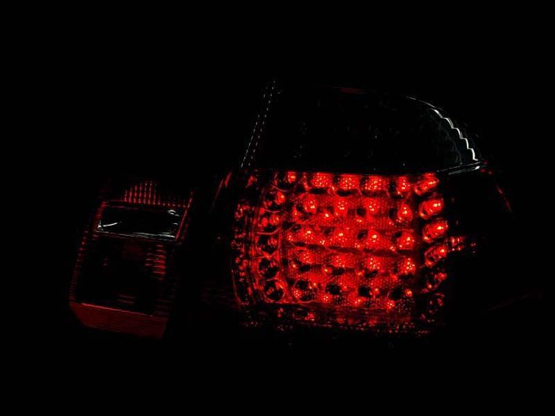 ANZO 1999-2001 BMW 3 Series E46 LED Taillights Red/Clear 4pc ANZO Tail Lights AXOPROS