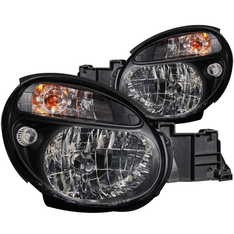 ANZO 2002-2003 Subaru Impreza Crystal Headlights Black ANZO Headlights AXOPROS