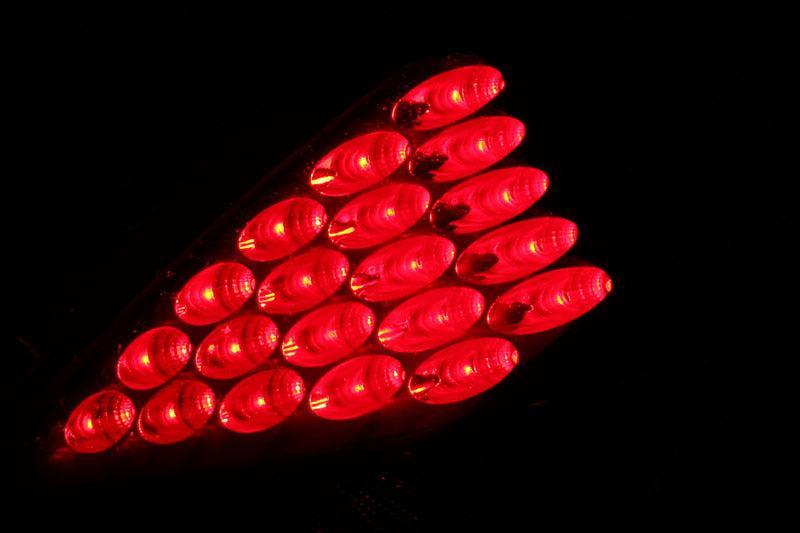 ANZO 2003-2005 Nissan 350Z LED Taillights Black ANZO Tail Lights AXOPROS